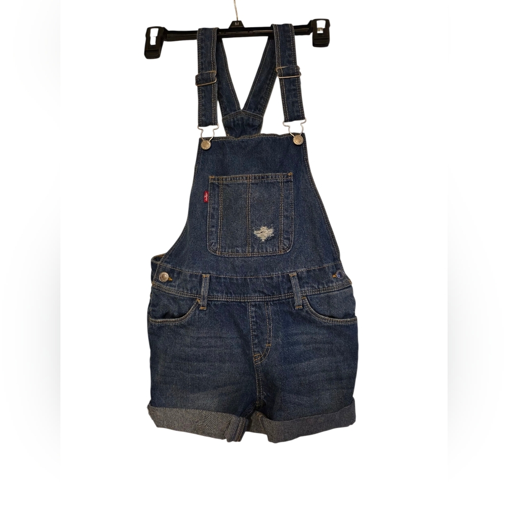 Levi's Girls Denim Shortall, Vintage Waters, Size 10